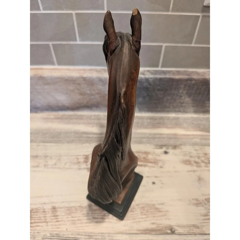 1996 Kasper Studio Design Morning Call Horse Bust Sculpture #25 Kentucky Signed